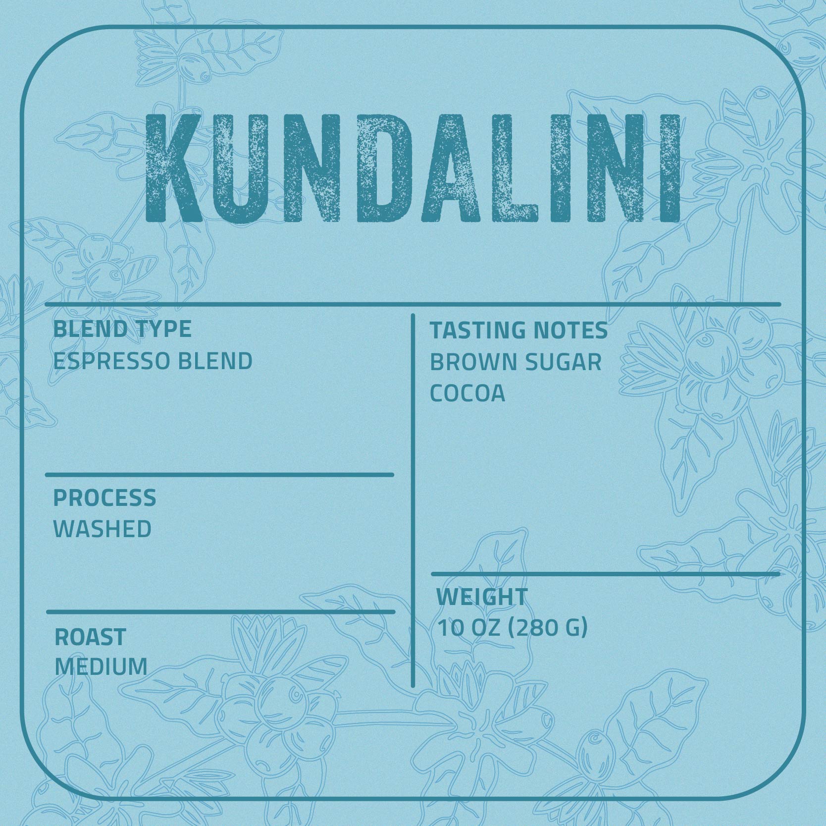 Kundalini – Espresso Blend - Washed